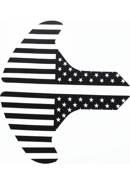 Yan Havalandırma Sticker Kapak Çıkartmaları Trim Siyah (Yurt Dışından)