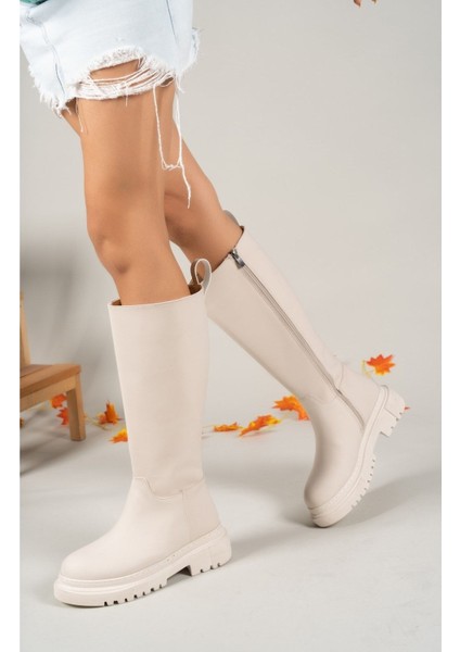 Kadın Kışlık Çizme – Su Geçirmez, Ortopedik Tabanlı, Fermuarlı, Koku ve Terleme Önleyici