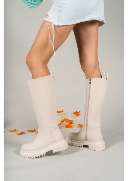 Kadın Kışlık Çizme – Su Geçirmez, Ortopedik Tabanlı, Fermuarlı, Koku ve Terleme Önleyici