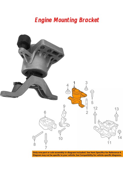 Motor Trans Montaj Braketi DG9Z-6038-C HG9Z-6038-A Için (Yurt Dışından)