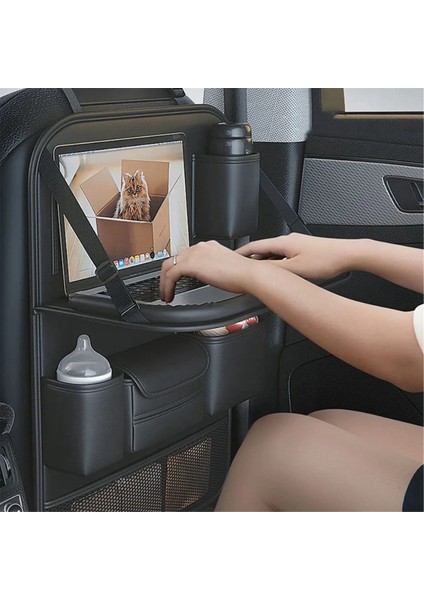 Araba Arka Koltuk Saklama Çantası Çok Cepli Koltuk Arkası Saklama Çantası Katlanabilir (Yurt Dışından)