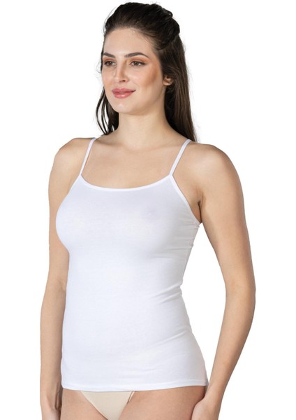 Beyaz Mı Emay 1410 Modal Cotton Ince Askılı Atlet