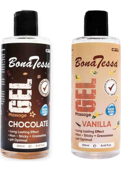 Tessa Vanilyalı 150 ml ve Çikolatalı 150ML Masaj Yağı