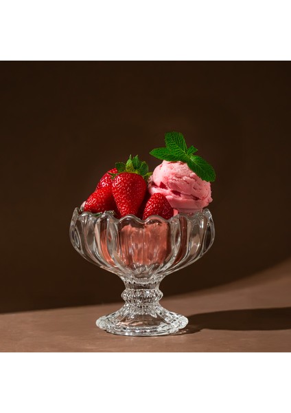 Mimoza Cam Kase Puding Tatlı ve Dondurma Kasesi 6'lı Kase Çerez Seti modelleri