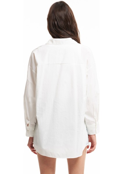 Oversize Gömlek Ekru indirimleri