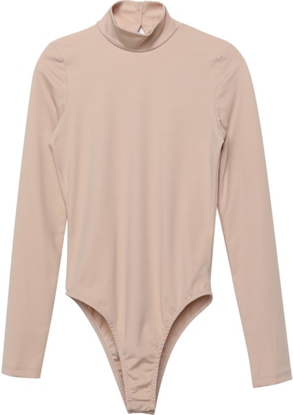 Balıkçı Yaka Bodysuit Bej fiyatları
