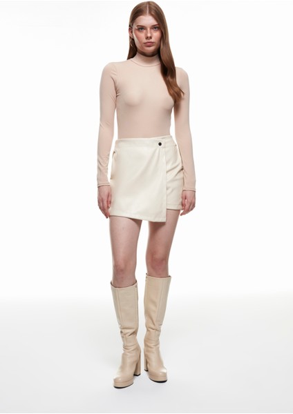 Balıkçı Yaka Bodysuit Bej modelleri