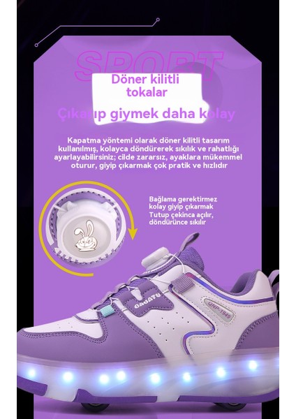 Dört Tekerlekli Patenler Deri Yüzey Nefes Alabilir Işık Dört Tekerlekli Patenler-Siyah (Yurt Dışından) fiyatları