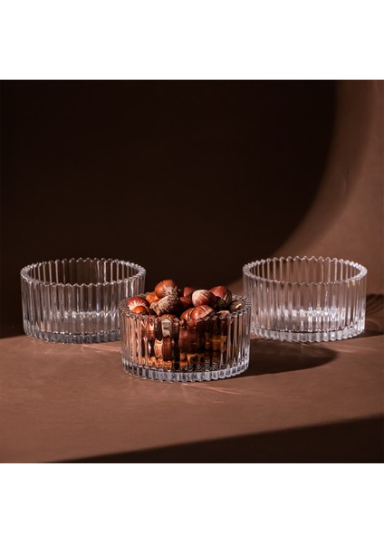 Istanbul 6 Parça Cam Çerezlik Sunum Magnolia-Magnolya Kasesi modelleri