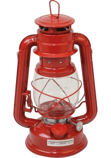 Klasik Gaz Yağı Lambası Kırmızı