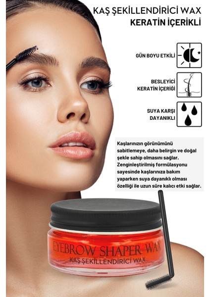 Newessentials Suya Dayanıklı Şeffaf Kaş Şekillendirici Wax 20 ml – Uzun Süre Kalıcı, Özel Fırçalı Profesyonel Kullanım fırsatları