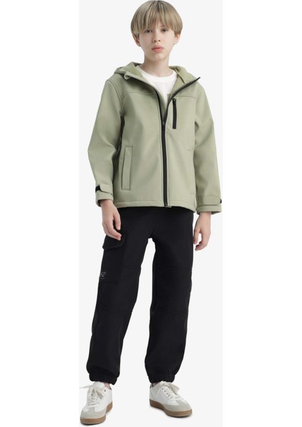 Erkek Çocuk Su Geçirmez Kapüşonlu Polar Astarlı Yağmurluk C6553A825AU fiyatları