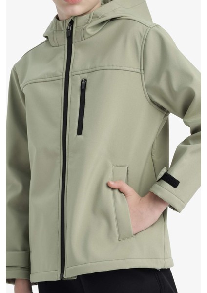 Erkek Çocuk Su Geçirmez Kapüşonlu Polar Astarlı Yağmurluk C6553A825AU indirimleri