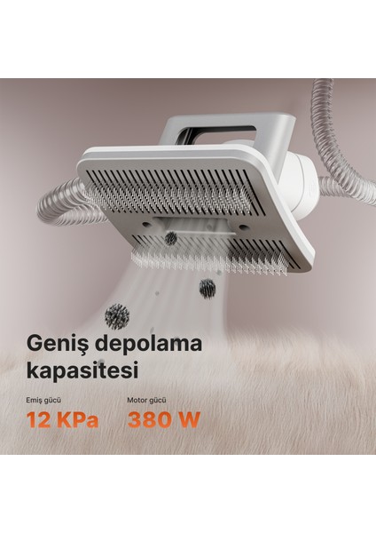 Kedi Köpek Tüy Bakım Seti 5'i 1 Arada Evcil Hayvan Tıraş Makinesi Filtreli Tüy Toplayıcı Bakım Tarağı Fırçası X6301 fırsatları