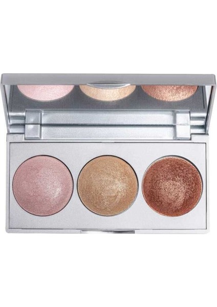 Strobing Likit Aydınlatıcı Palet – Pembe, Altın, Bronz Tonlarda Işıltılı ve Aydınlık Makyaj Etkisi modelleri