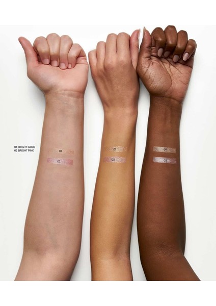 Highlighter Stick Bright Gold 01 4,5 g – Yumuşak Dokulu, Kolay Sürülür Işıltılı Aydınlatıcı