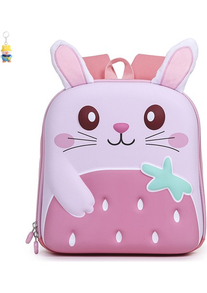 Anaokulu Bebek Sırt Çantası Karikatür Üç Boyutlu Ayı Kız Çocuk Çantası Rahat Dışarı Çıkış Atıştırmalık Çantası (Yurt Dışından)