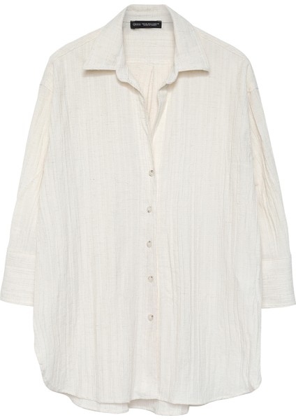 Fakir Kol Düğmeli Gömlek Naturel fiyatları