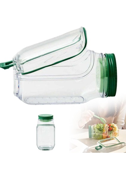 Salad Pod,vertical Layering Salad Pod Built Plastik Salata Kavanozu (Yurt Dışından)