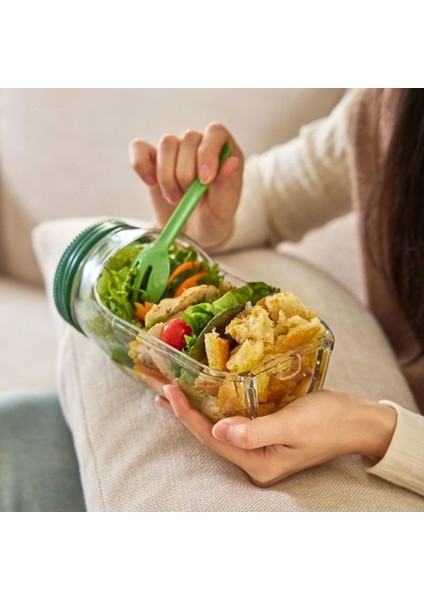 Salad Pod,vertical Layering Salad Pod Built Plastik Salata Kavanozu (Yurt Dışından) fiyatları