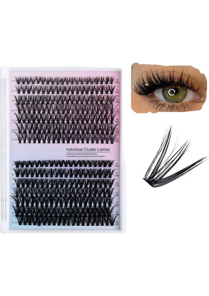 Sert Terrier 50 D60D Kalın Kendinden Aşılı Kirpik Seti (Yurt Dışından)