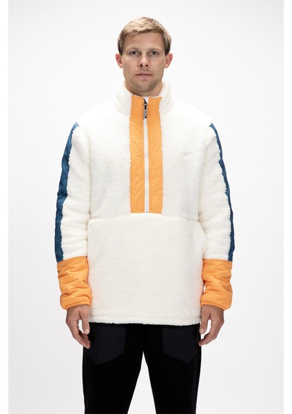 Bomb Marshmallow Yarım Fermuarlı Erkek Polar