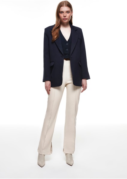 Blazer Ceket Lacivert