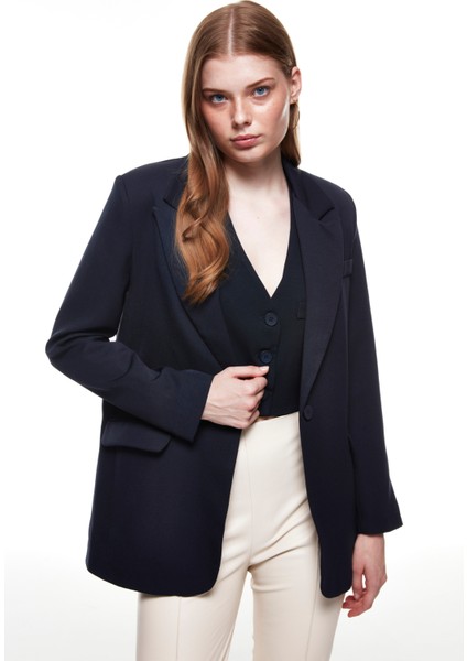 Blazer Ceket Lacivert fırsatları