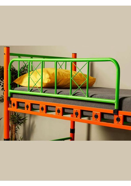 Argimo Carme Genç Çocuk Yatak Odası Metal Ranza ve Karyola 90 x 200 modelleri