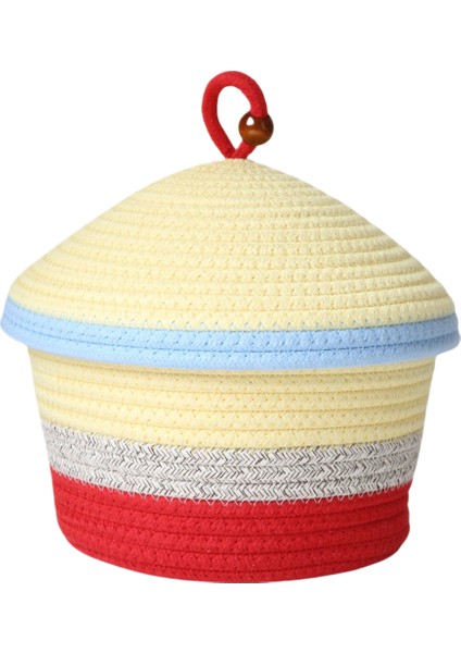 Örgü Sepet, Ev Tipi Çerez ve Eşya Düzenlemesi Için Hasır Küçük Sepet (Yurt Dışından)