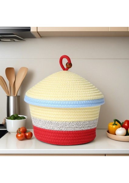 Örgü Sepet, Ev Tipi Çerez ve Eşya Düzenlemesi Için Hasır Küçük Sepet (Yurt Dışından) fiyatları