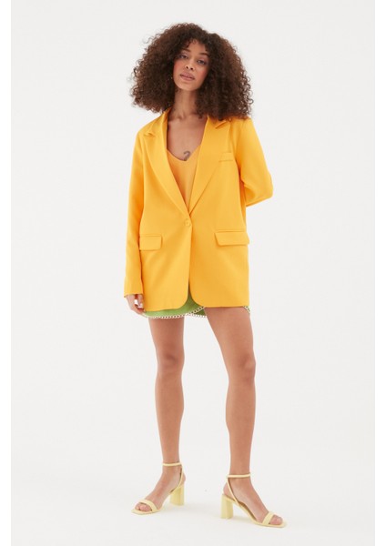 Blazer Ceket Açık Oranj fiyatları