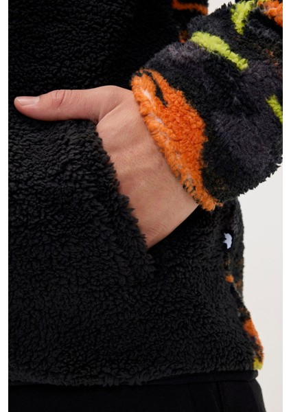 Vernon Siyah Erkek Full-Zip Polar Sweatshirt modelleri