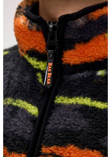 Vernon Siyah Erkek Full-Zip Polar Sweatshirt fırsatları