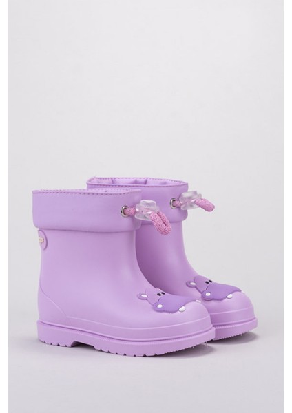 Kız Çocuk Kışlık Bot Su Geçirmez Tekstil Bağcıklı Kaymaz Taban Rahat Kullanım