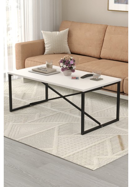 Orta Sehpa Yan Sehpa Dekoratif Sehpa Metal Sehpa Hermes Beyaz fiyatları