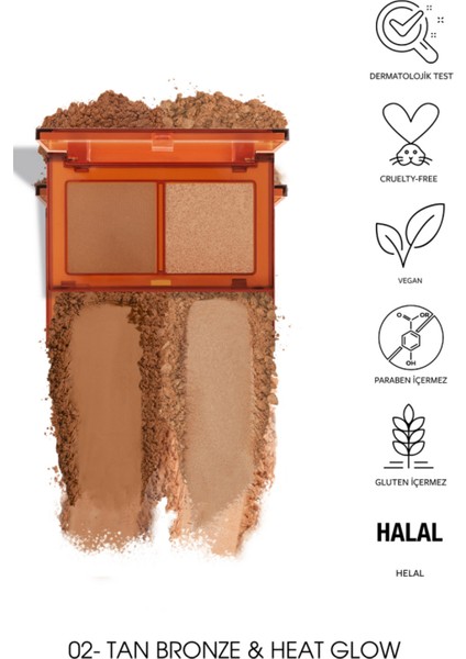 Profashion Sun Kissed Bronzlaştırıcı Set – Tan Bronz ve Heat Glow Tonları ile Doğal Işıltılı Görünüm modelleri