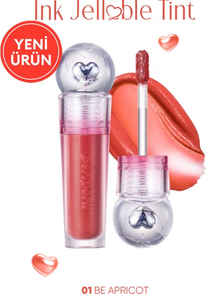 Su Bazlı, Ağırlık Hissi Oluşturmayan, Jel Dokulu Tint Perıpera Ink Jellable Tint 01 Be Apricot