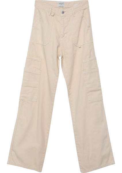 Cep Detaylı Kargo Pantolon Bej fiyatları