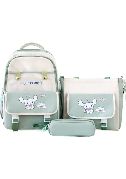 Öğrenci Büyük Kapasiteli Okul Çantası Üç Parçalı Okul Çantası Omurga Koruyucu Omuz Okul Çantası (Yurt Dışından) modelleri