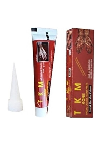 Hint Kınası Tüp Hint Kınası Kahverengi Döğme Şekil Yapma