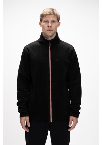 Sky Si̇yah Fermuarlı Erkek Polar