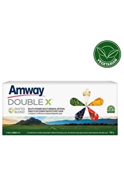 Double x 22 Çeşit Vitamin Mineral 186 Tablet fırsatları