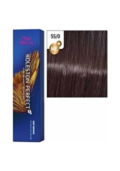 Koleston Perfect Tüp Saç Boyası 55/0 Açık Yoğun Kahve 60 Ml.. Perfect