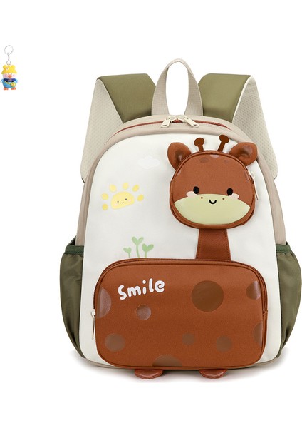 Erkek Ve Kız Okul Çantaları Zürafa Okul Çantaları Orta Ve Büyük Sınıflar Anaokulu Hafif Omurga Koruyucu Sırt Çantası (Yurt Dışından)