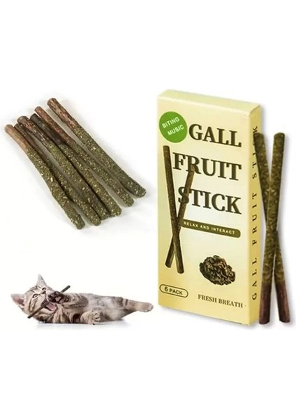 Matatabi Cats Matatabi Cat Mint Stick Meyveli Kedi Otlu 6’lı 14CM