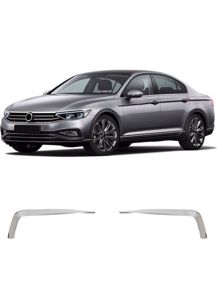 Vw Passat B8.5 Krom Ön Sis Çerçevesi 2 Parça P.çelik 2019 ve Üzeri fiyatları