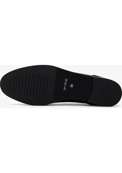 Kadın Hakiki Deri Siyah Loafer Ayakkabı 611 H10046-B12 Bn Ayk SK25-26 Black/black indirimleri