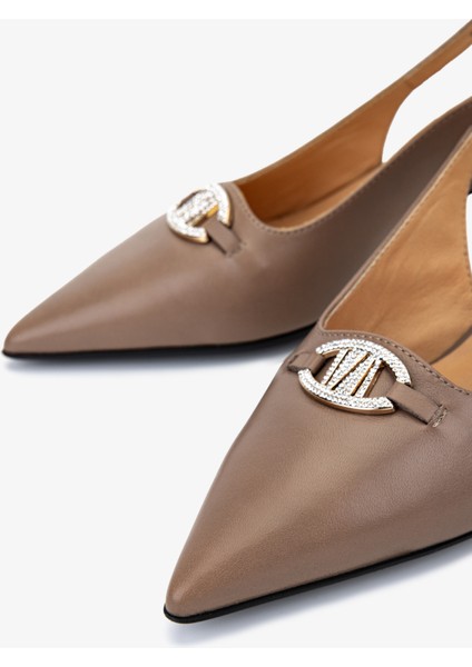 Kadın Vizon Hakiki Deri Comfort Ayakkabı 611 H51005 Bn Ayk SK25-26 Stone Leather modelleri