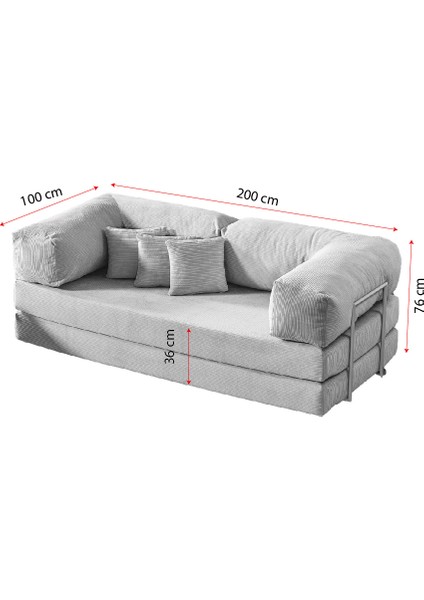 Legom Stil Aktivite Koltuğu Yatak Olabilen Çok Amaçlı Kanepe Mavi fırsatları